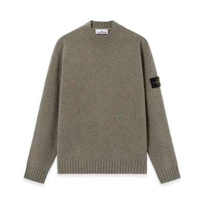 Stone Island 5100005 Moss Stitch Cotton Chenille "Sage Green"