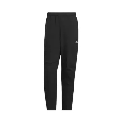adidas Must Have Small Logo Regular Fit Bonded Fleece Full Length Pants "Black"