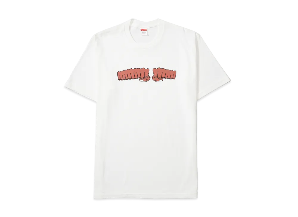 Supreme x Toy Machine Fist Tee "White"