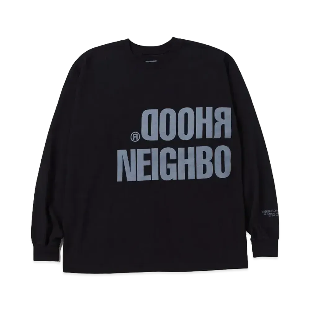 NEIGHBORHOOD NH . Tee LS-14 "Black"