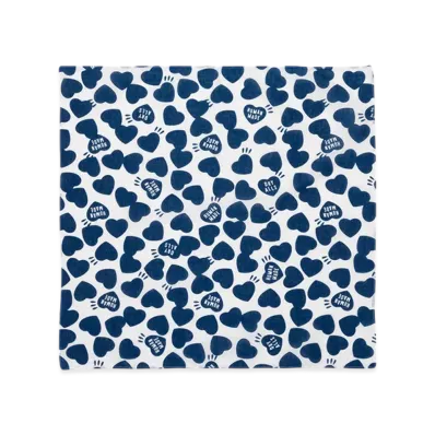 HUMAN MADE Heart Bandana "Navy"