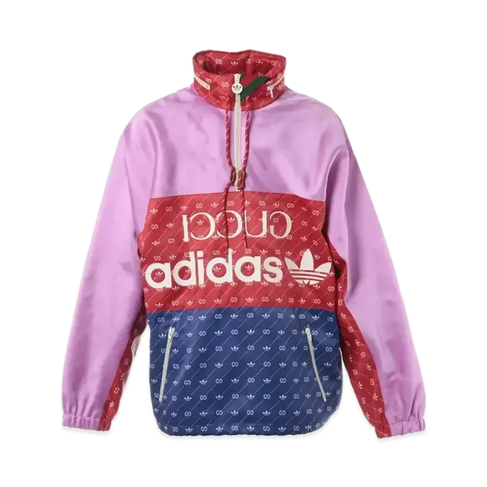 GUCCI x adidas Acetate Jacket "Pink/Blue/Red"