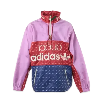 GUCCI x adidas Acetate Jacket "Pink/Blue/Red"