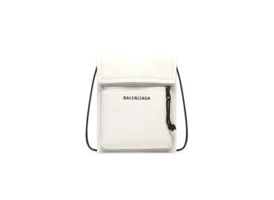 BALENCIAGA Explorer Small Pouch With Strap "White"