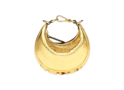 FENDI Nano Fendigraphy Leather Charm "Gold"