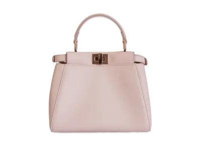 FENDI Peekaboo Mini Nappa Leather Bag "Pink"