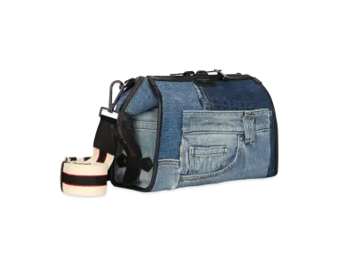 Dolce&Gabbana EDGe Cross Body Bag Denim Patchwork "Blue"