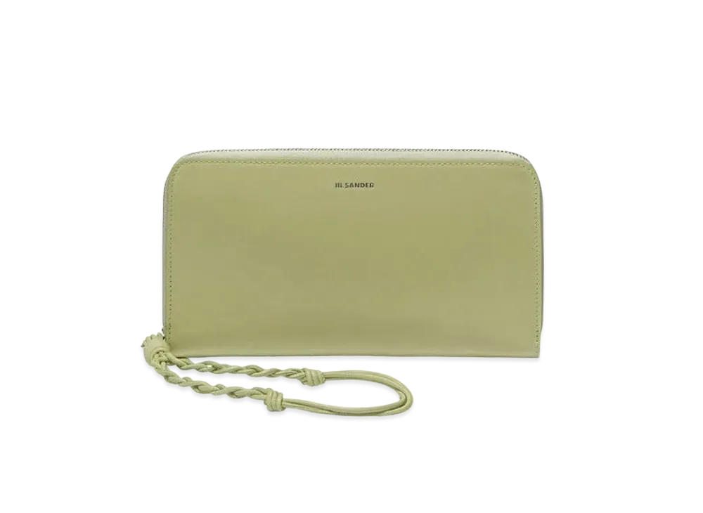 Jil Sander Zip-Around Wallet Medium "Green"