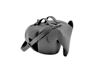 LOEWE Large Elephant Bag In Classic Calfskin "Black"