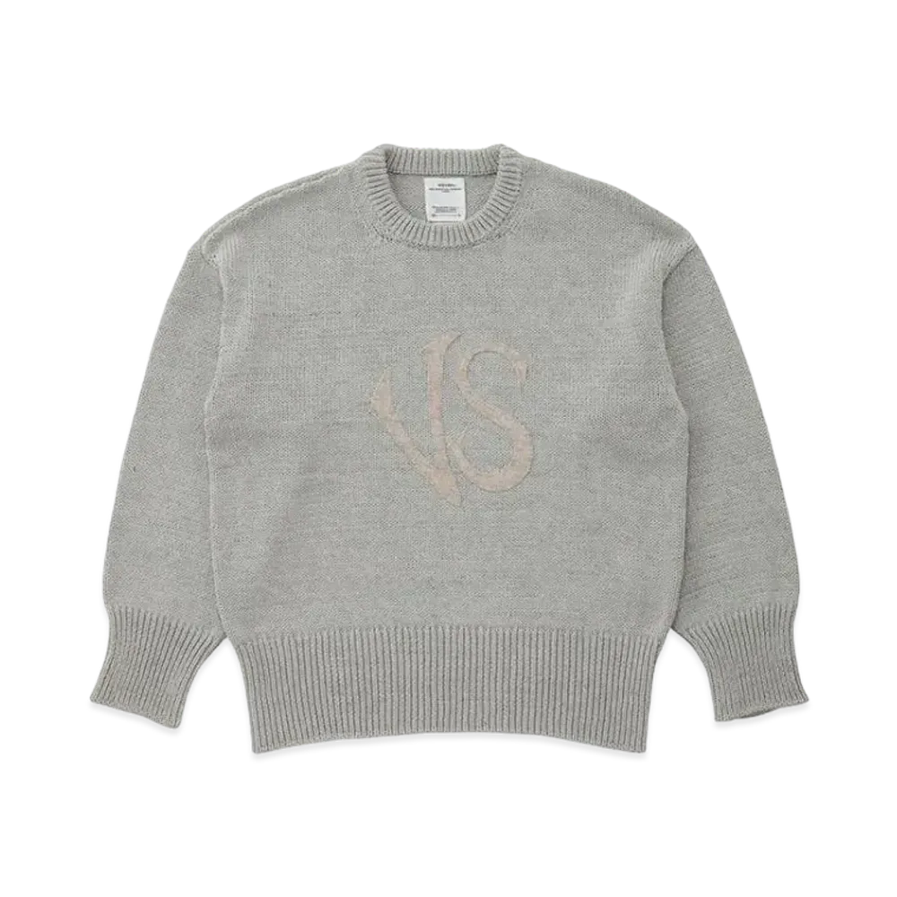 visvim Letterman Crew Knit VS "Blue"