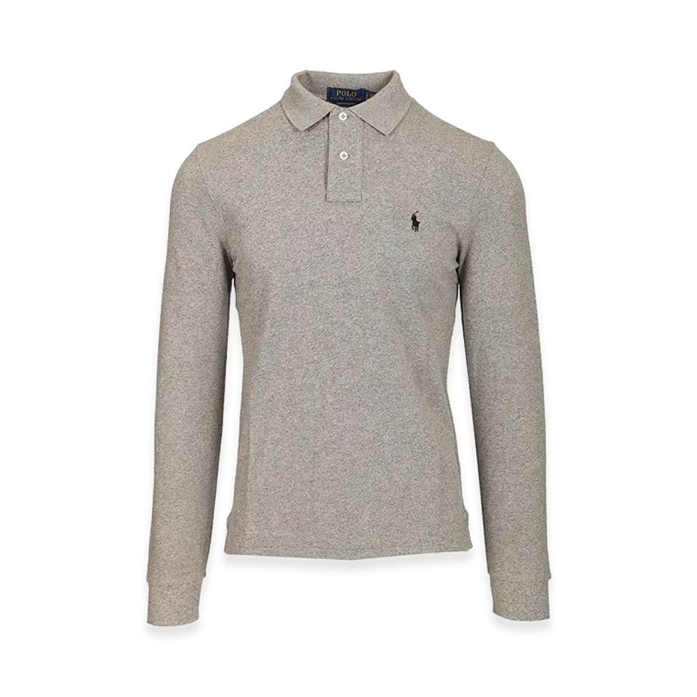 Polo Ralph Lauren Long-Sleeved Polo Shirt "Gray"