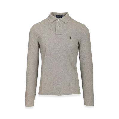 Polo Ralph Lauren Long-Sleeved Polo Shirt "Gray"