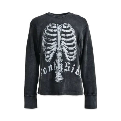 BREATH Natural Born Waffle LS Tee "Black"