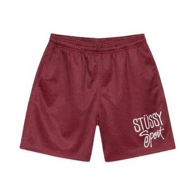Stussy Mesh Short Sport "Maroon"