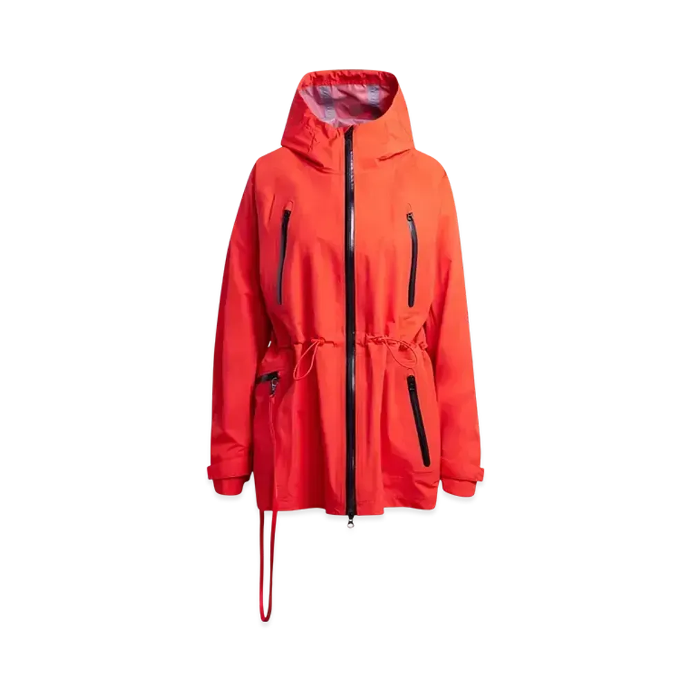 adidas by Stella McCartney True Nature Rain Short Jacket "Active Red"