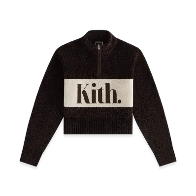 Kith Women Hunter II Chenille Punctuated Quarter Zip "Incognito"