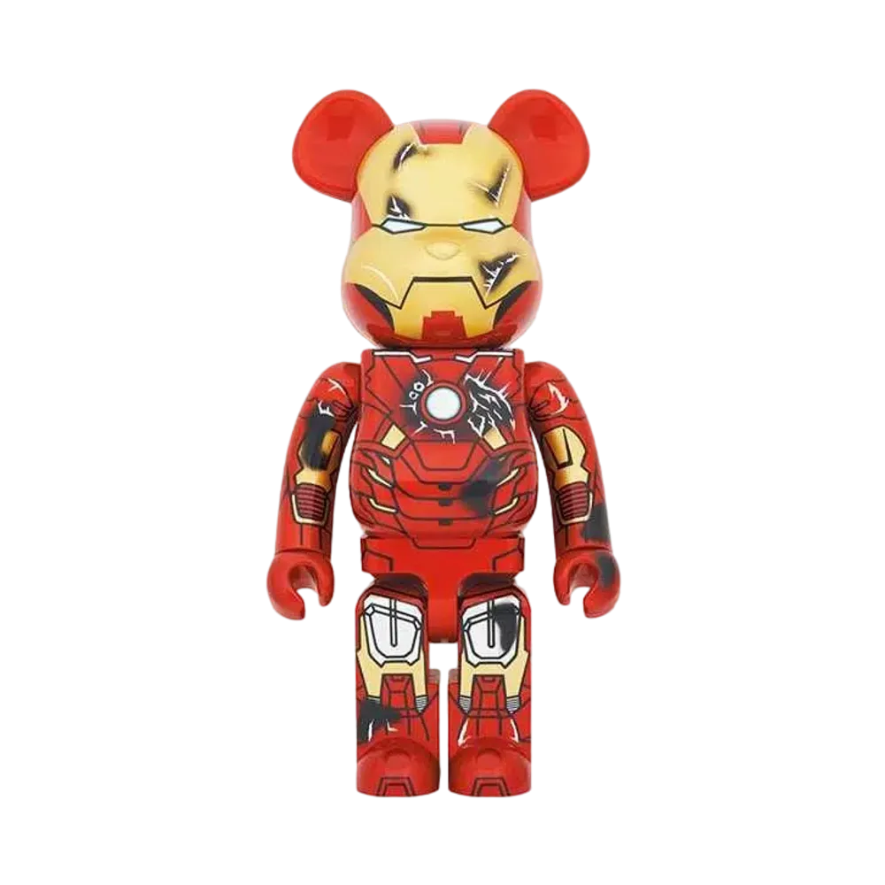 Bearbrick IRON MAN MARK VII DAMAGE Ver. 1000%