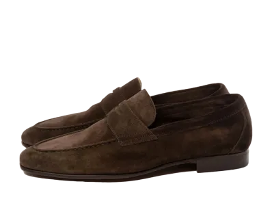 Berwick Coin Loafer HO254 Suede "Dark Brown" 5105GOINDB