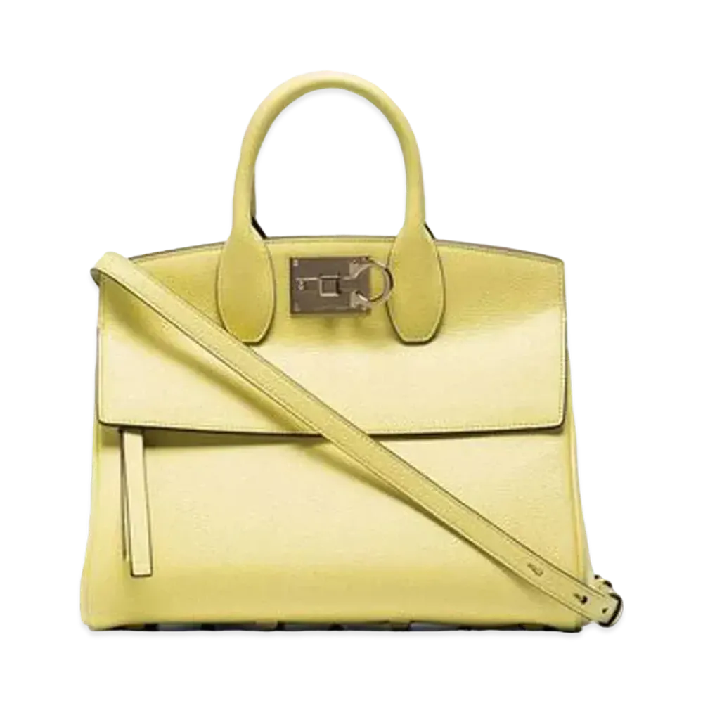 Salvatore Ferragamo Studio Bag (S) "Yellow"
