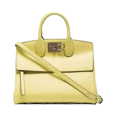 Salvatore Ferragamo Studio Bag (S) "Yellow"