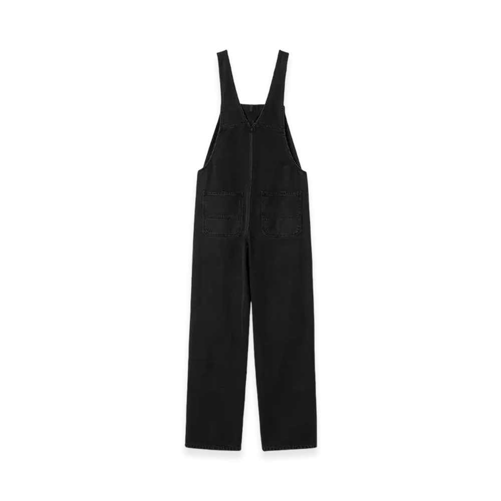 Carhartt WIP Women's Bib Double Knee Overall "Black Stone Washed"