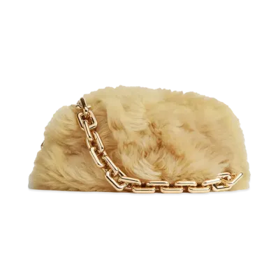 Bottega Veneta Chain Pouch "Porridge"