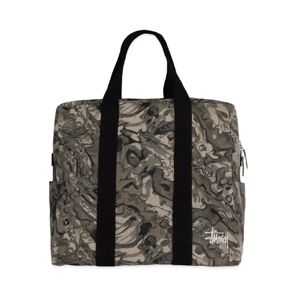 Stussy Canvas Flight Bag "Veil Camo"