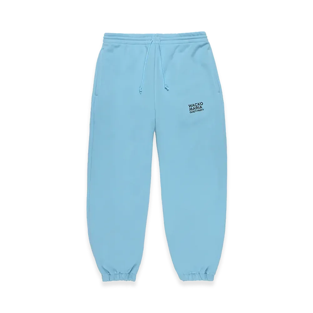 WACKO MARIA Middle Weight Sweat Pants "Light Blue"