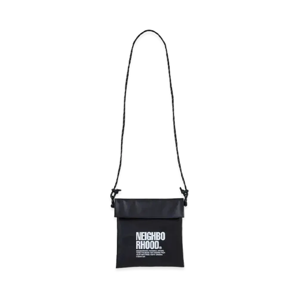 NEIGHBORHOOD PVC Sacoche "Black"