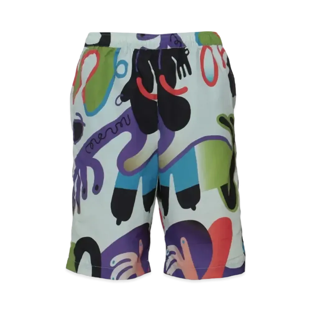 FIRST DOWN [Keeenue/FIRST DOWN USA] GRAPHIC COZY SHORTS "Print"