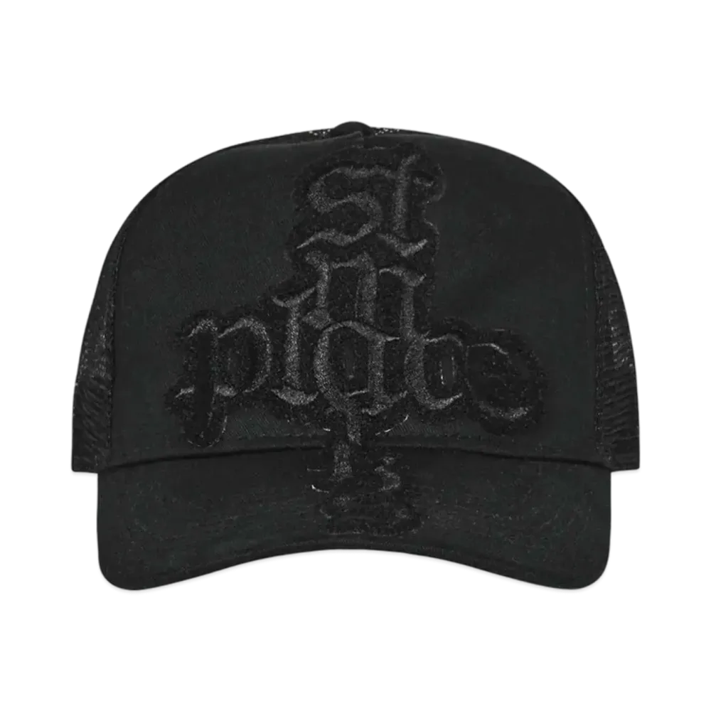1017 ALYX 9SM Cross Logo Patch Trucker Cap "Black"