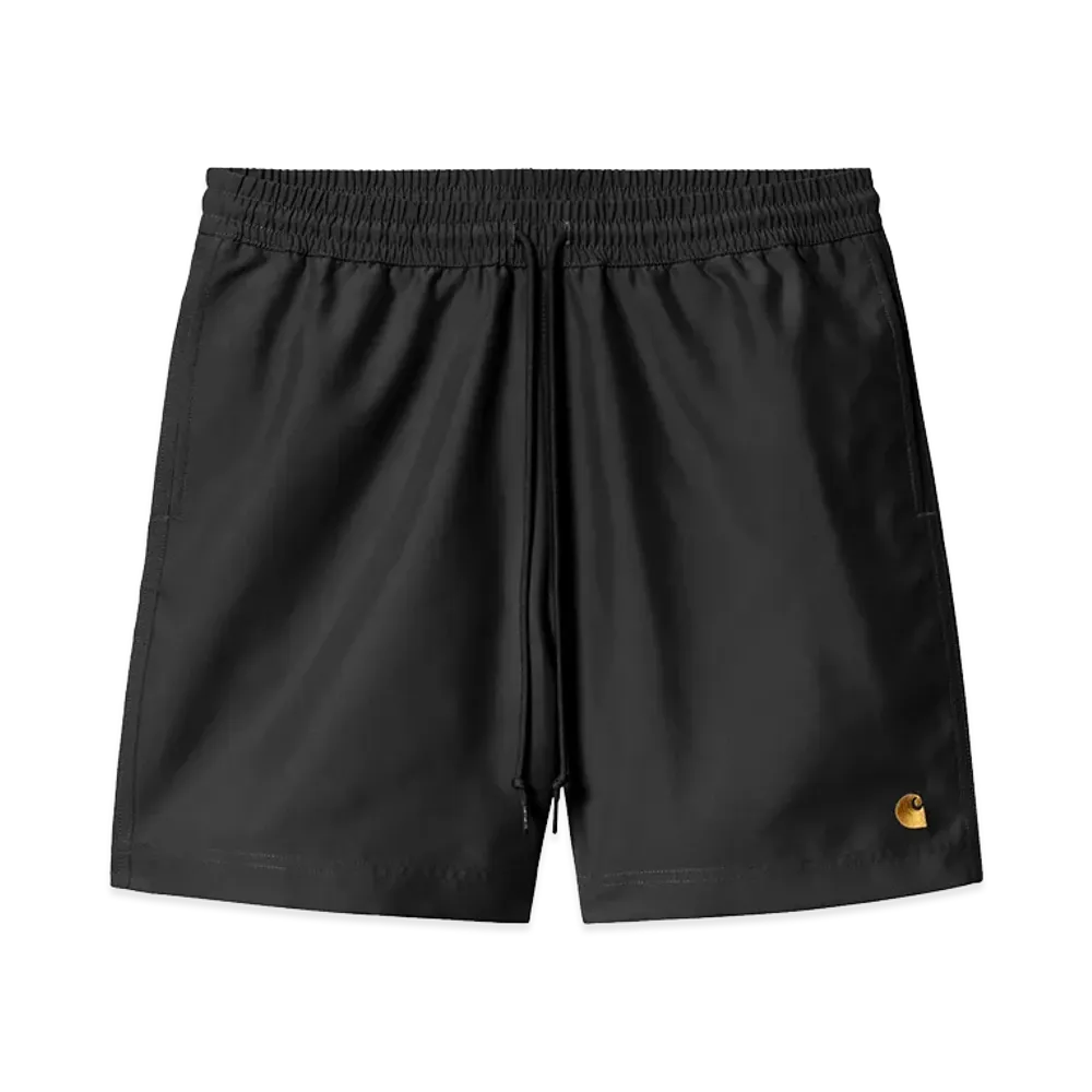Carhartt WIP Chase Swim Trunks "Black/Gold"