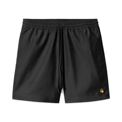 Carhartt WIP Chase Swim Trunks "Black/Gold"