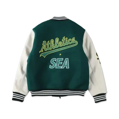WIND AND SEA x MLB Versity Jacket "Athletics"