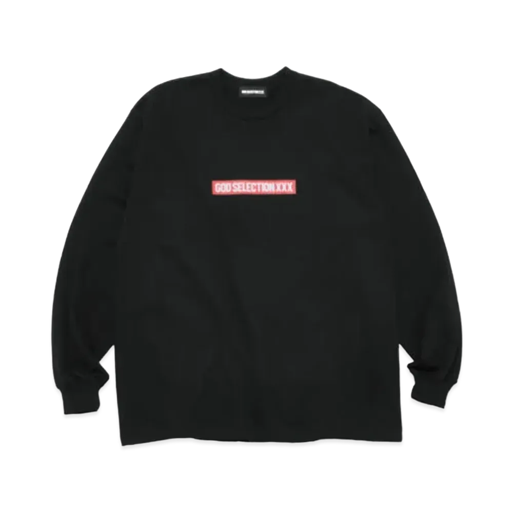 GOD SELECTION XXX Long Sleeve T-Shirts GX-A24-LT-02 "Black"
