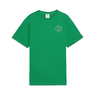 PUMA x Harry Potter Boys Relax Graphic Short Sleeve T-Shirt "Archive Green"