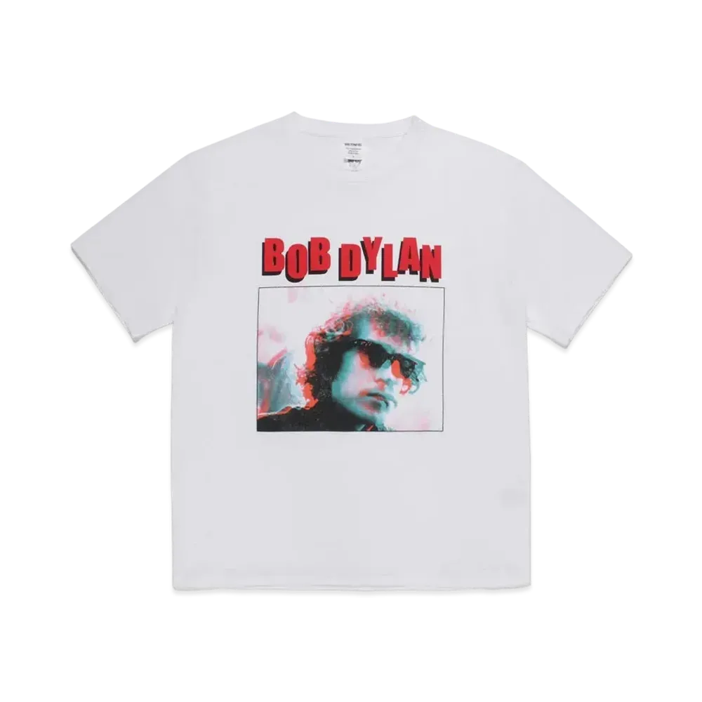 WACKO MARIA BOB DYLAN / WASHED HEAVYWEIGHT T-SHIRT "White"