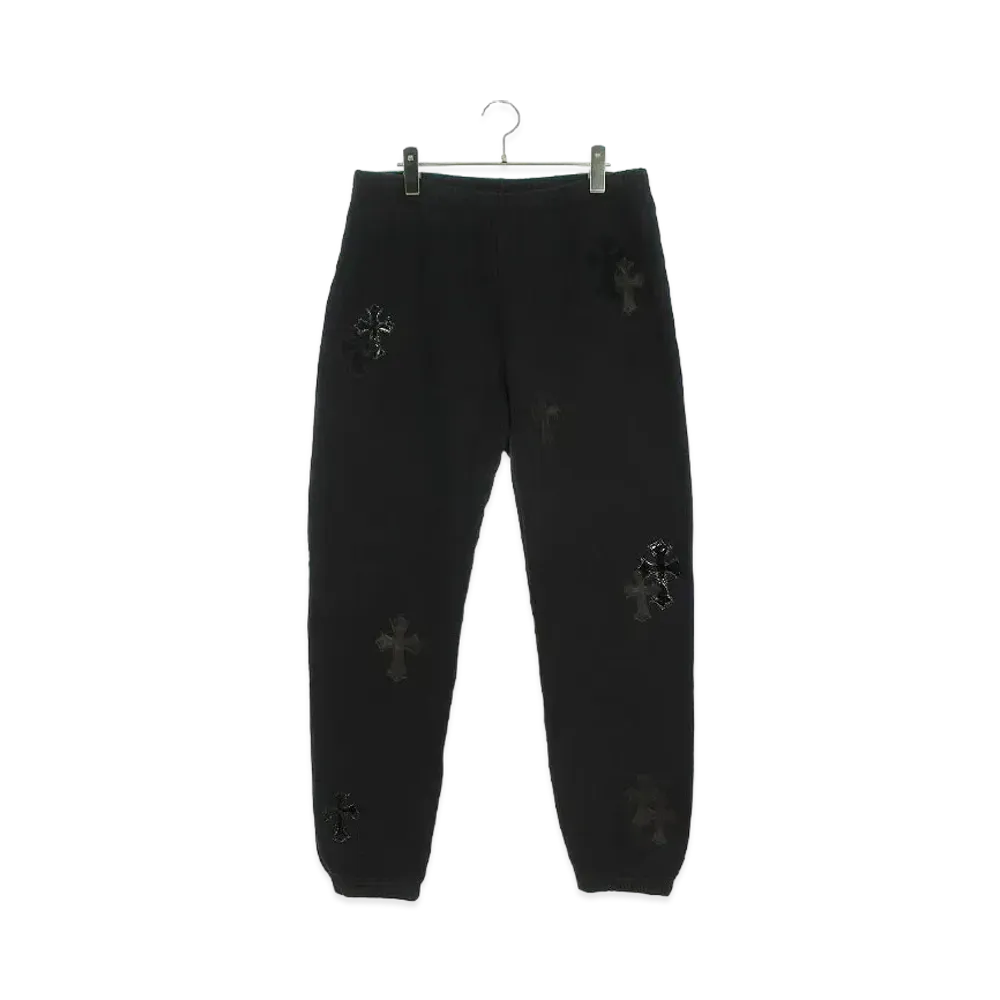 Chrome Hearts Y Not Cross Patch Sweat Long Pants "Black"