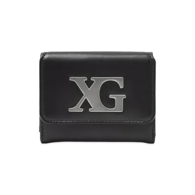 X-Girl XG Emblem Clasp Mini Wallet "Black"