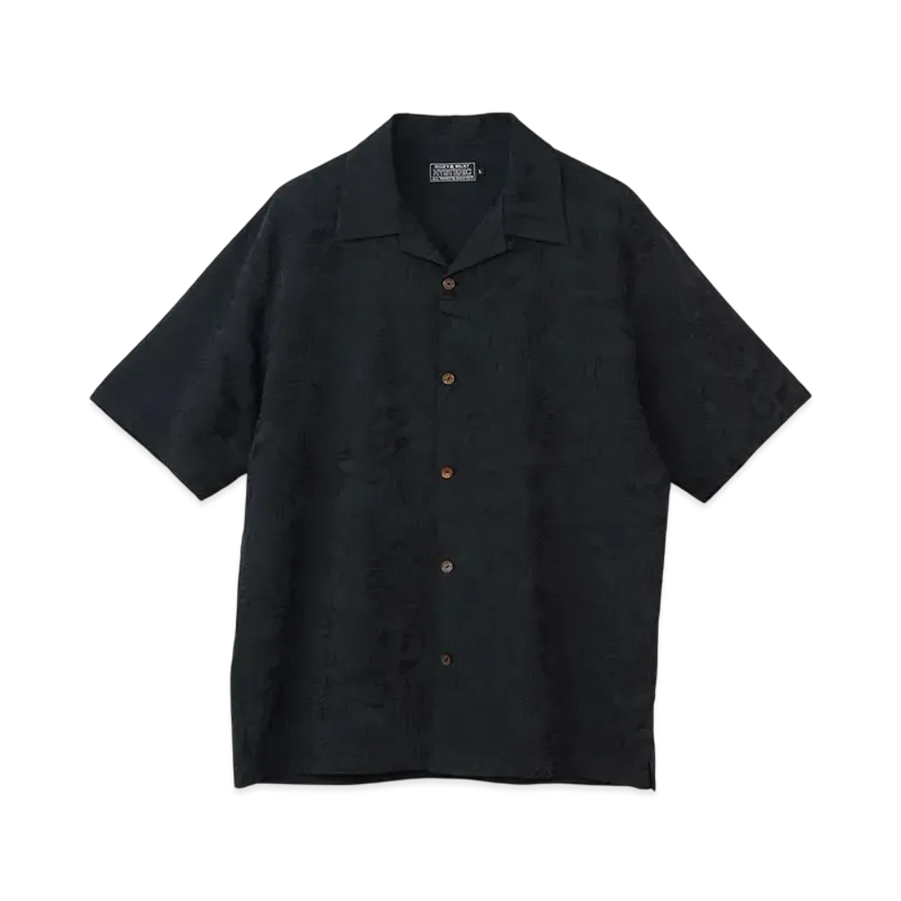 HYSTERIC GLAMOUR Tropic Hysteric Pattern Aloha Shirt "Black"