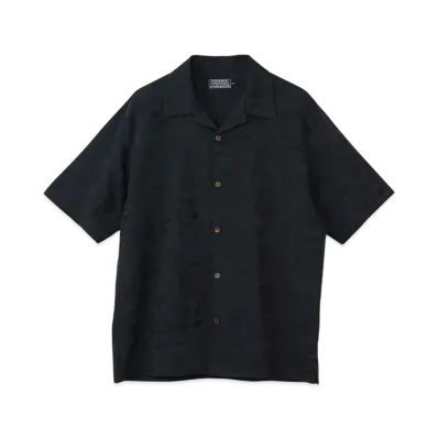 HYSTERIC GLAMOUR Tropic Hysteric Pattern Aloha Shirt "Black"