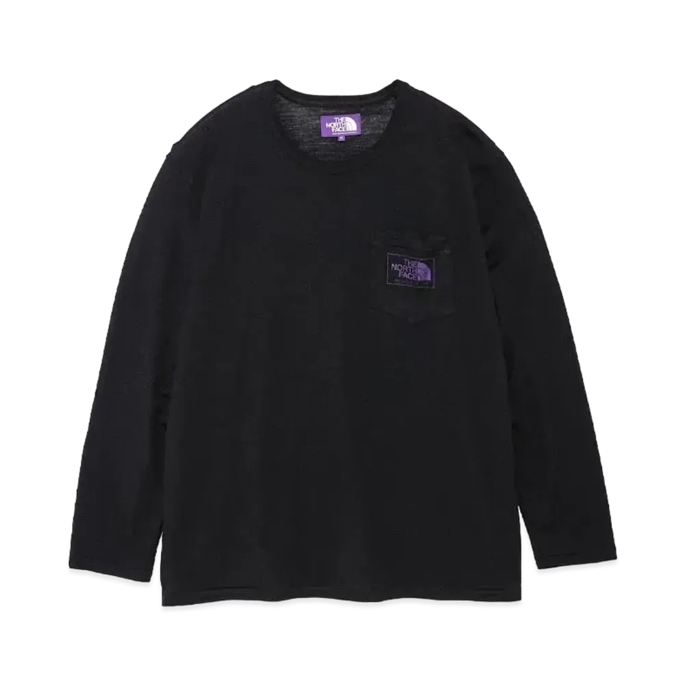 The North Face PURPLE LABEL Merino Field Long Sleeve Tee "Black"