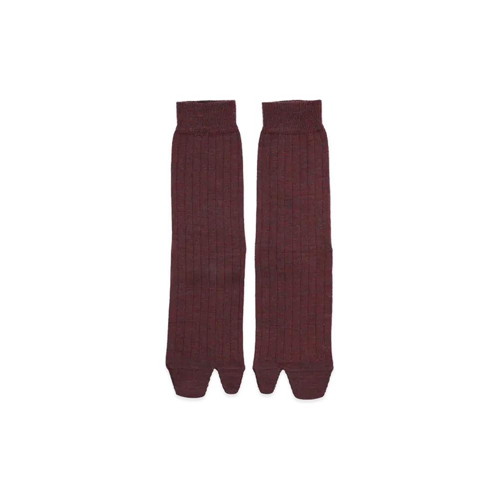 Maison Margiela Women's Socks Tabi "Bordeaux"