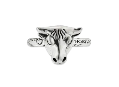 GUCCI Anger Forest Series Bullhead Silver Ring "Silver"
