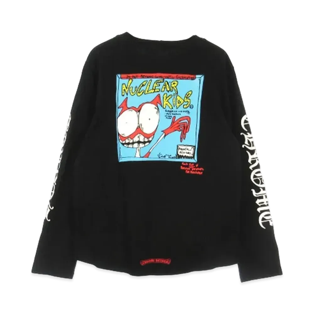 Chrome Hearts PPO Nuclear Kids Hnly Matty Boy Graphic Back Print L/S T-Shirt "Black"