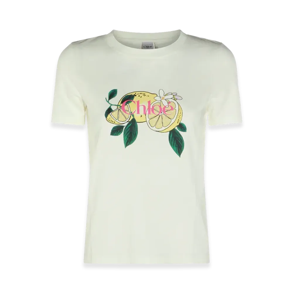 Chloe Women's Cotton T-Shirt "White"