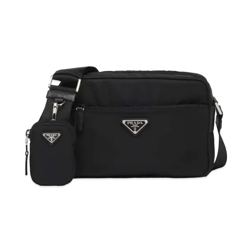 PRADA Re-Nylon Shoulder Bag "Black"