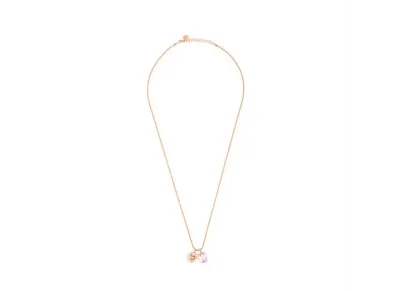 MIU MIU Miu Pave Crystal Necklace "Gold/Crystal"