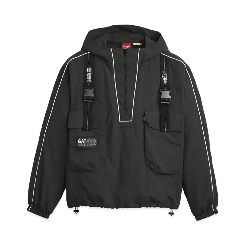 LEVI'S x Mobile Suit Gundam SEED Technical Anorak "Pirate Black"