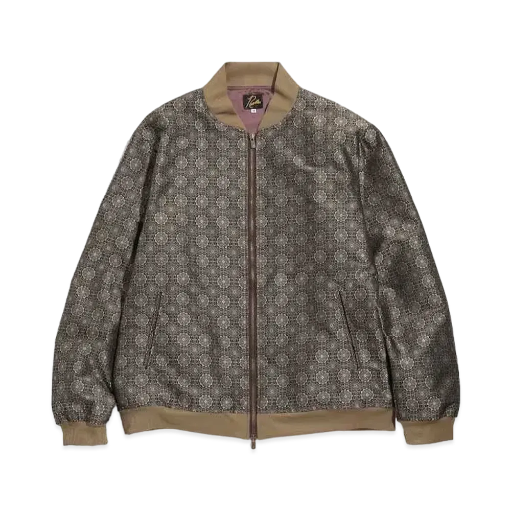 Needles B.B JACKET - POLY FINE PATTERN JQ. "Khaki"